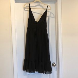 Black silk JCrew dress